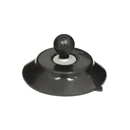 Suction Cup Base, 101.6mm (4") Diameter, Black, 1-inch Ball, 1 pc.