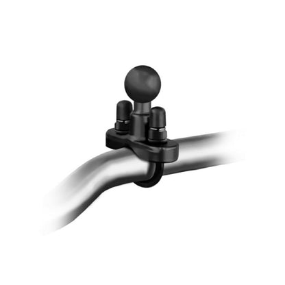 U-Bolt Clamp Base (Galvanized Bolts) Compatible with φ12.7-31.75mm Black 1-inch Ball 1 pc.