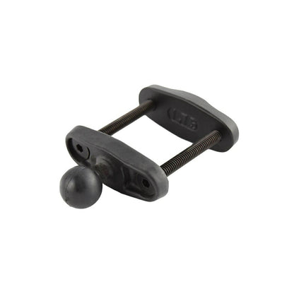 スクエアクランプベース -43.1mm対応 ブラック 1インチボール 1個入り