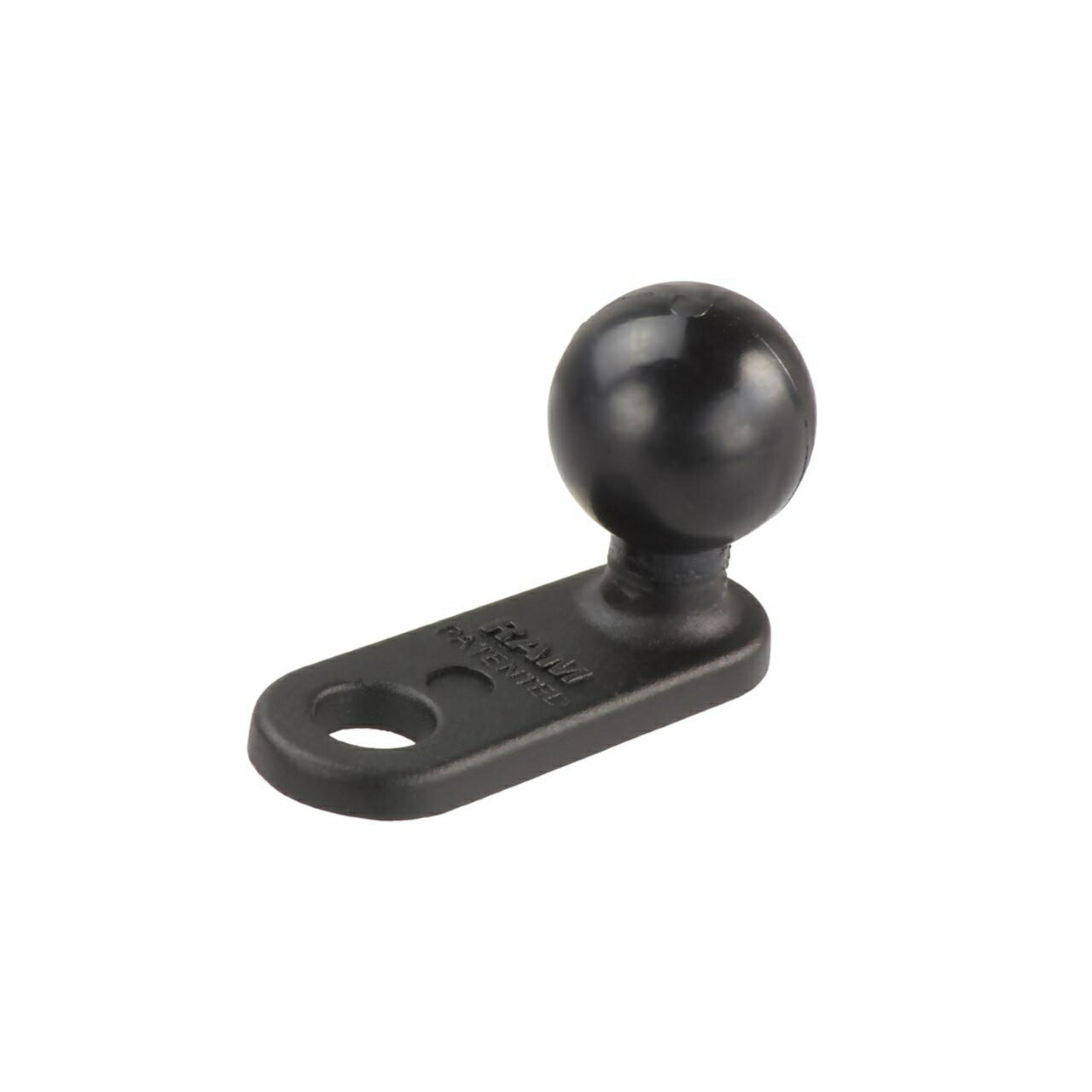 Mirror Frame Base 11mm Hole Black 1-inch Ball 1 pc.