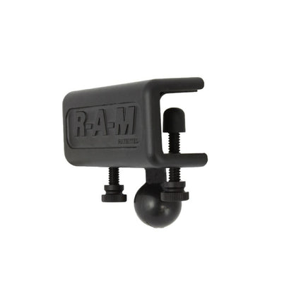Glare Shield Clamp Base - 15.87mm Compatible, Black, 1-inch Ball, 1 Piece