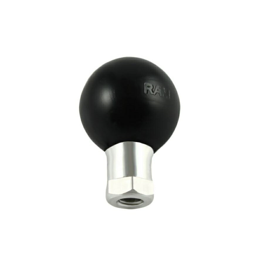 ボールアダプター M6-1X15mm穴 ブラック 1インチボール 1個入り