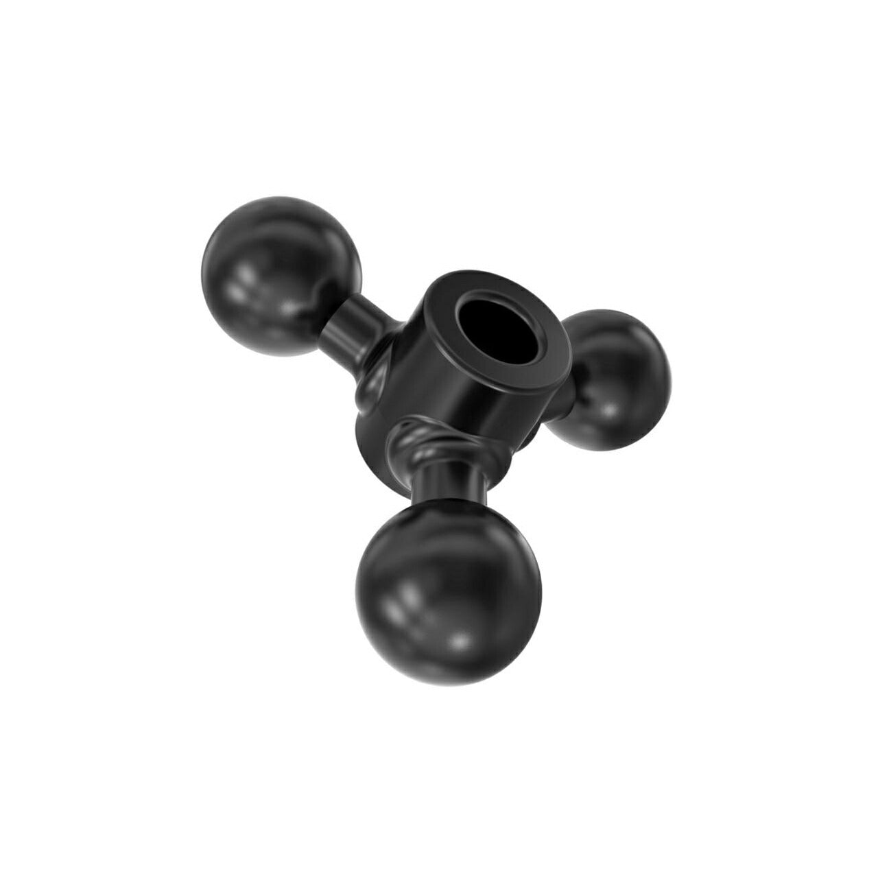3-Ball Connector, Black, 1-inch Ball, 1 Piece