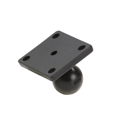 AMPS Hole Square Base Black 1-inch Ball 1 pc.