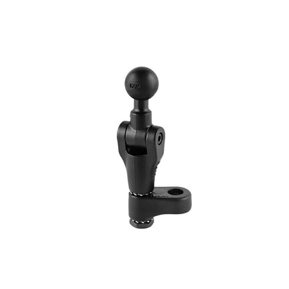 Mirror Hole Twist Base M10 & M8 x P1.25 Black 1-inch Ball (1 pc.)