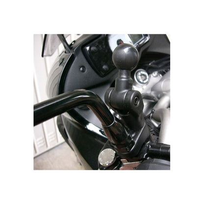 Mirror Hole Twist Base M10 & M8 x P1.25 Black 1-inch Ball (1 pc.)