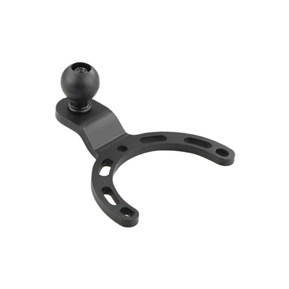 Fuel Tank Base (Honda/Yamaha/Suzuki/KTM Universal) Black 1-inch Ball 1 pc.