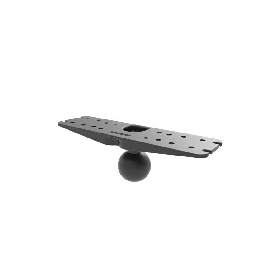 Fishfinder Mount Plate (L) 279.4X76.2mm Black 2.25 inch ball 1 pc.