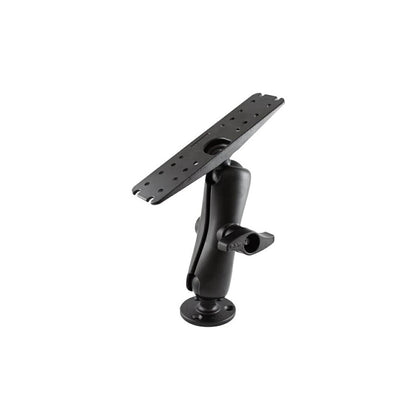 Fishfinder Mount (L) & Round Base Set (Standard Arm) Plate Size 279.4 x 76.2mm Black 2.25 inch Ball 1pc