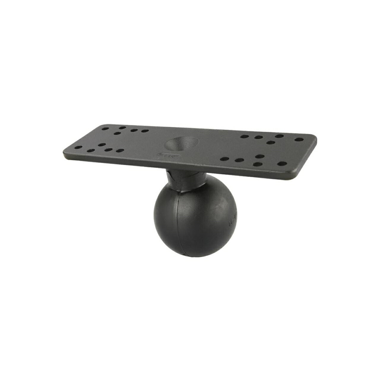Fish Finder Mount Plate (M) 158.7×50.8mm Black 2.25 inch Ball 1 pc.