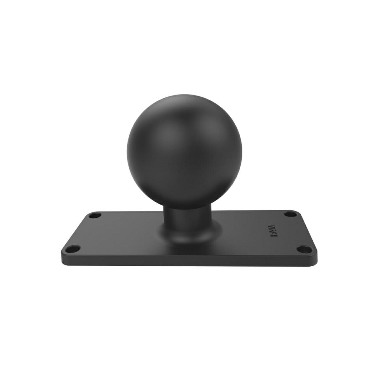 Square Base 4-Hole P1.5 x 4.5 inch Black with 2.25 inch Ball, 1 Piece