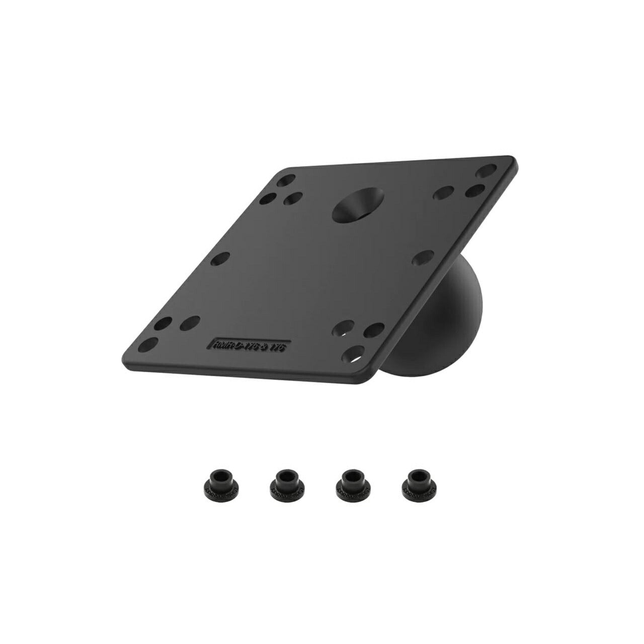 VESAプレート 100X100mm ブラック 2.25インチボール 1個入り