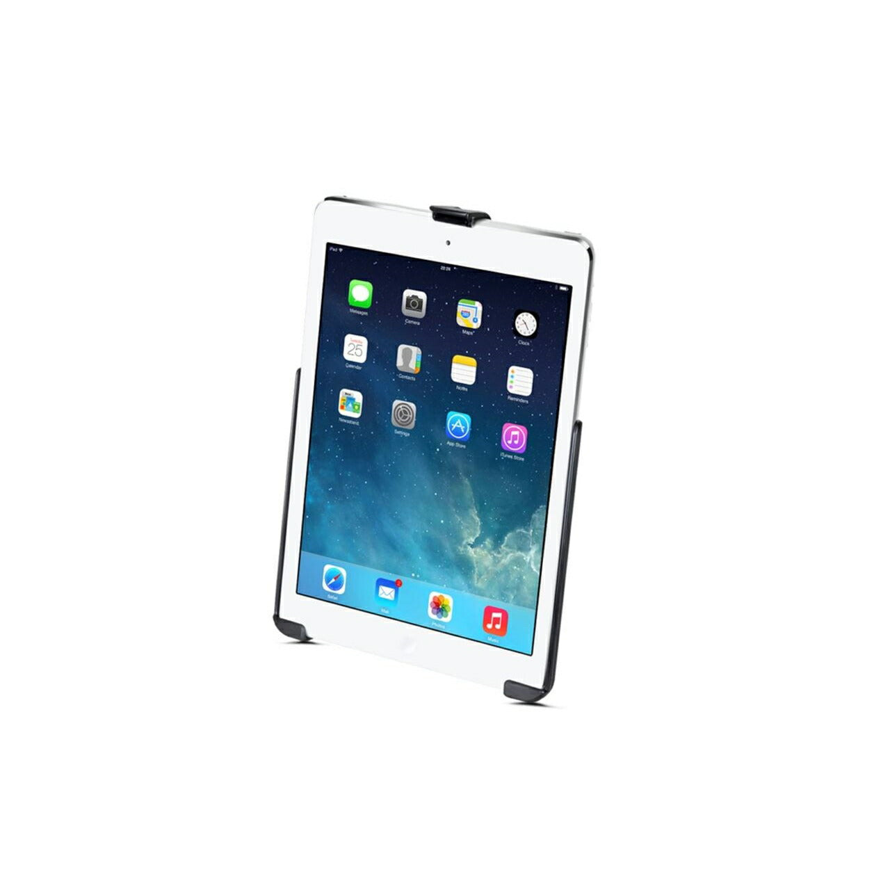 iPad(第6世代)/Air(第1-2世代)/Pro9.7専用ホルダー ボール無 ブラック 1個入り