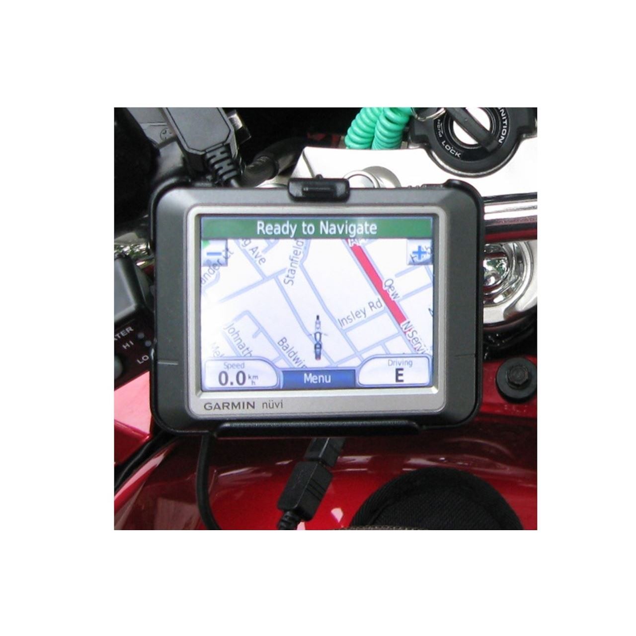 Garmin-specific holder (nuvi200/205/250/255/260/265T/270) without ball, black, 1 piece