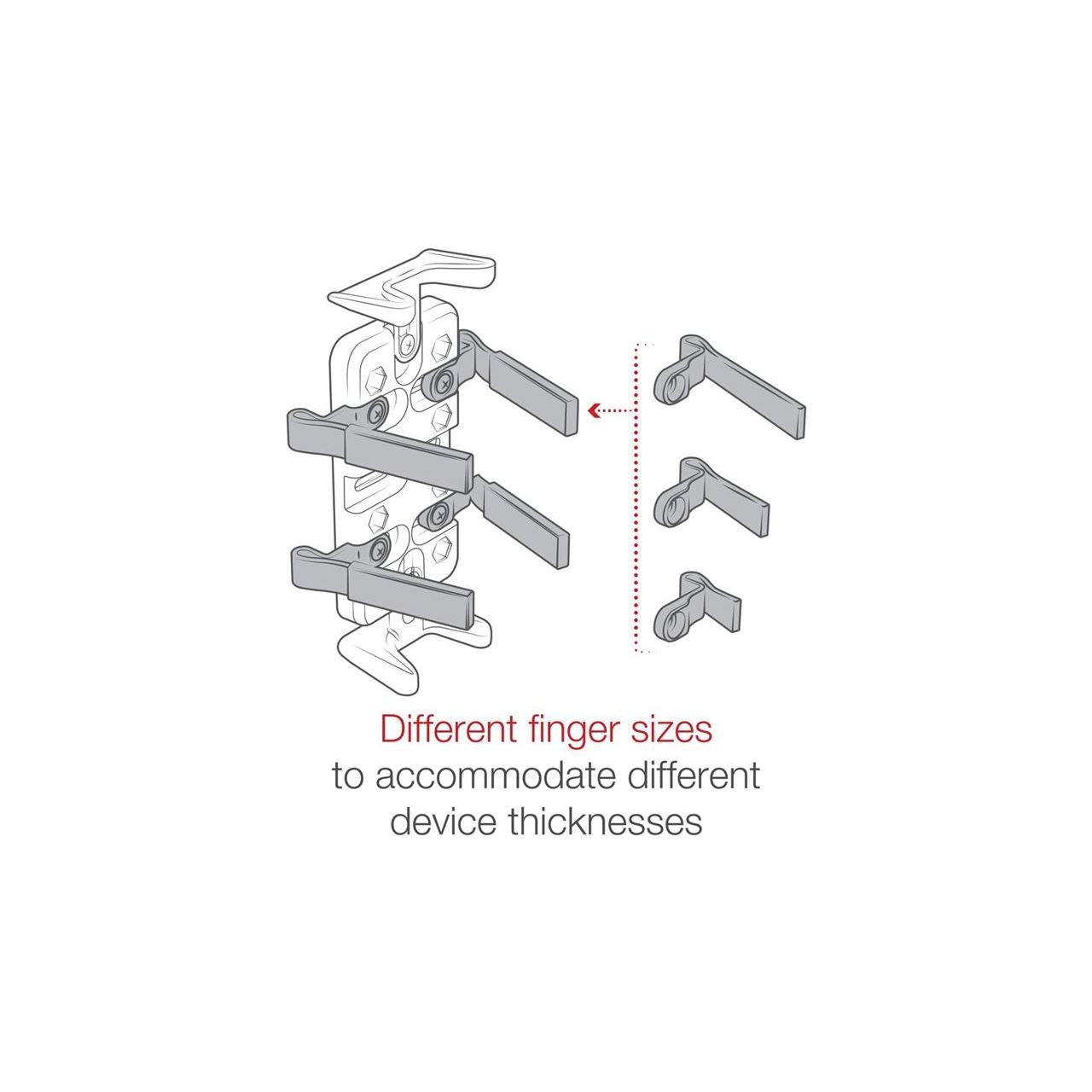 フィンガーグリップ ボール無 ブラック 1個入り