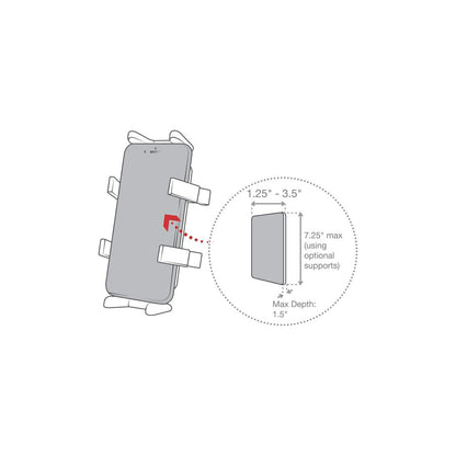 フィンガーグリップ ボール無 ブラック 1個入り