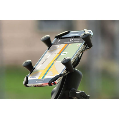 X-Grip (S) Smartphone Holder with Tether, Black, 1-inch Ball, 1 Piece