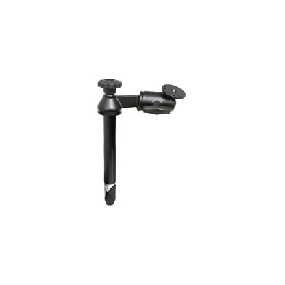 AMPS Round Base & 203mm Tele-pole (Single Pivot/Swing Arm) Upper Side Black 1.5-inch Ball 1 pc.