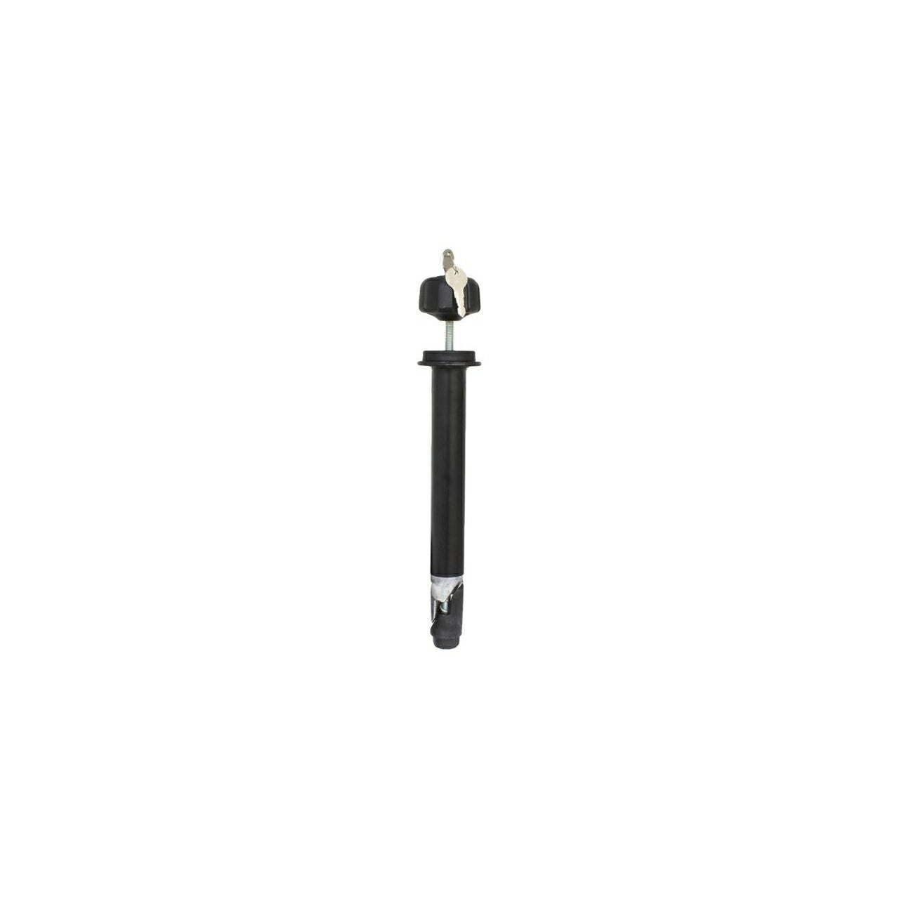 テレポール(203mm) キーロック付 アッパー側 ブラック 1個入り