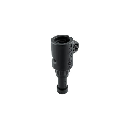 Spline Post (with Flexible Rod Adapter) Black 1 pc.