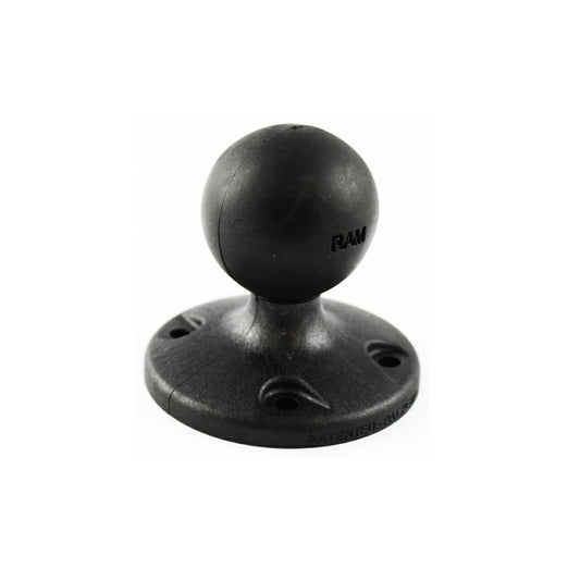 AMPSホールラウンドベース(プラスチック) ブラック 1.5インチボール 1個入り