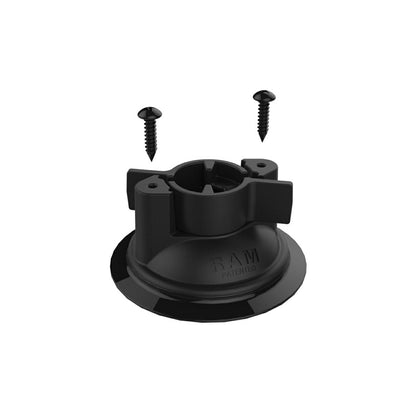 ツイストロックサクションベース 吸盤径83.8mm ボール無 ブラック 1個入り