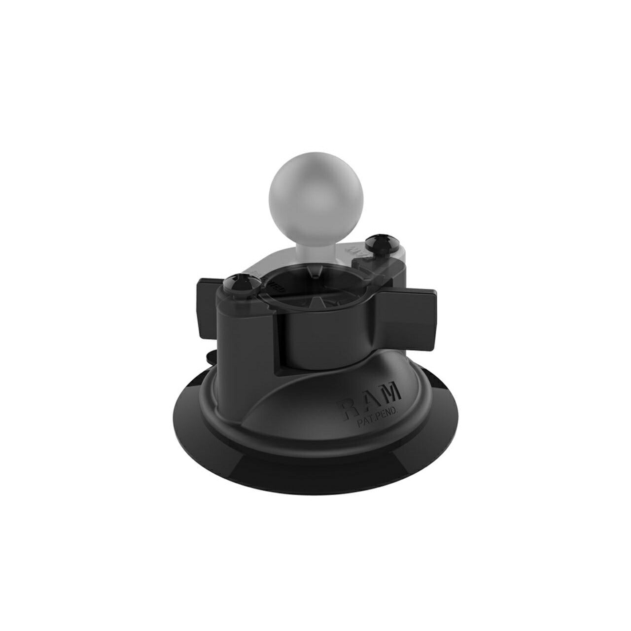 ツイストロックサクションベース 吸盤径83.8mm ボール無 ブラック 1個入り