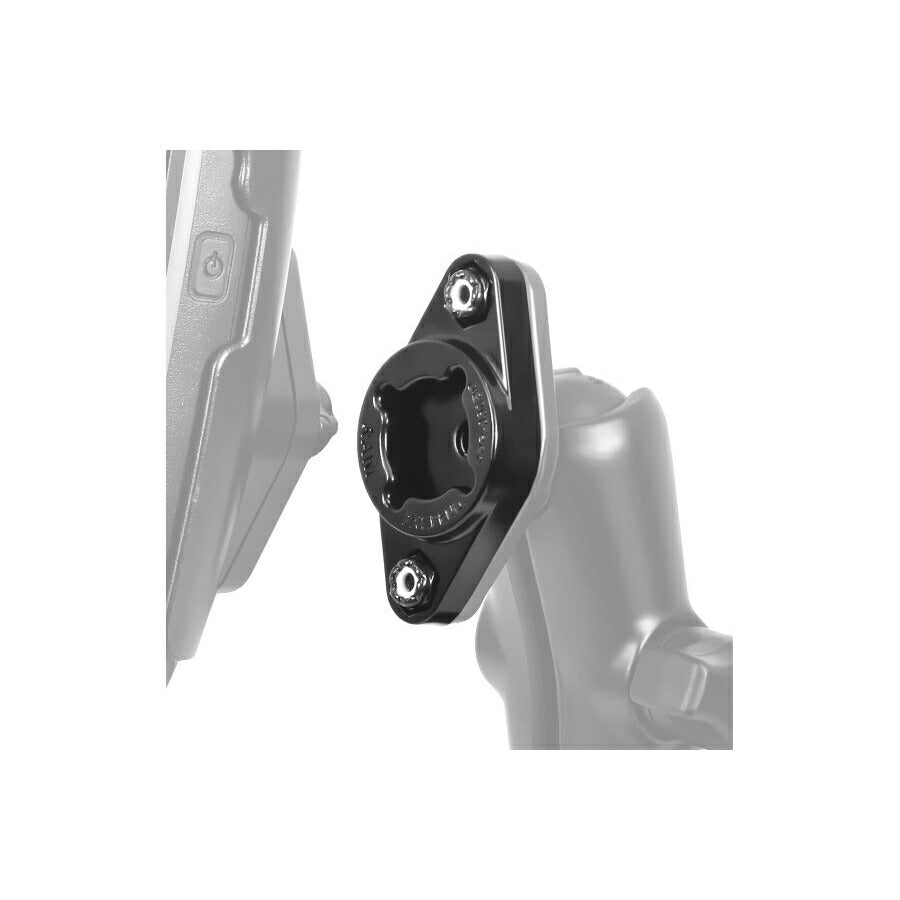 EZ-On/Off Base (for 2-hole AMPS hole pattern) Black 1 pc.