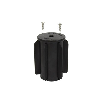 Cup Holder Base, Fits Inner Diameter φ65.3-88.9mm, Without Ball, Black, 1 pc.