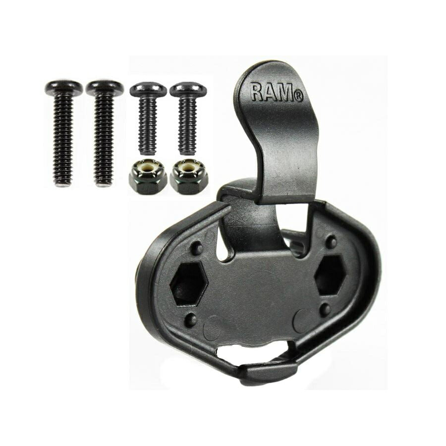EZY-MOUNT Base Adapter (for 2-hole AMPS hole pattern) Black 1 pc.