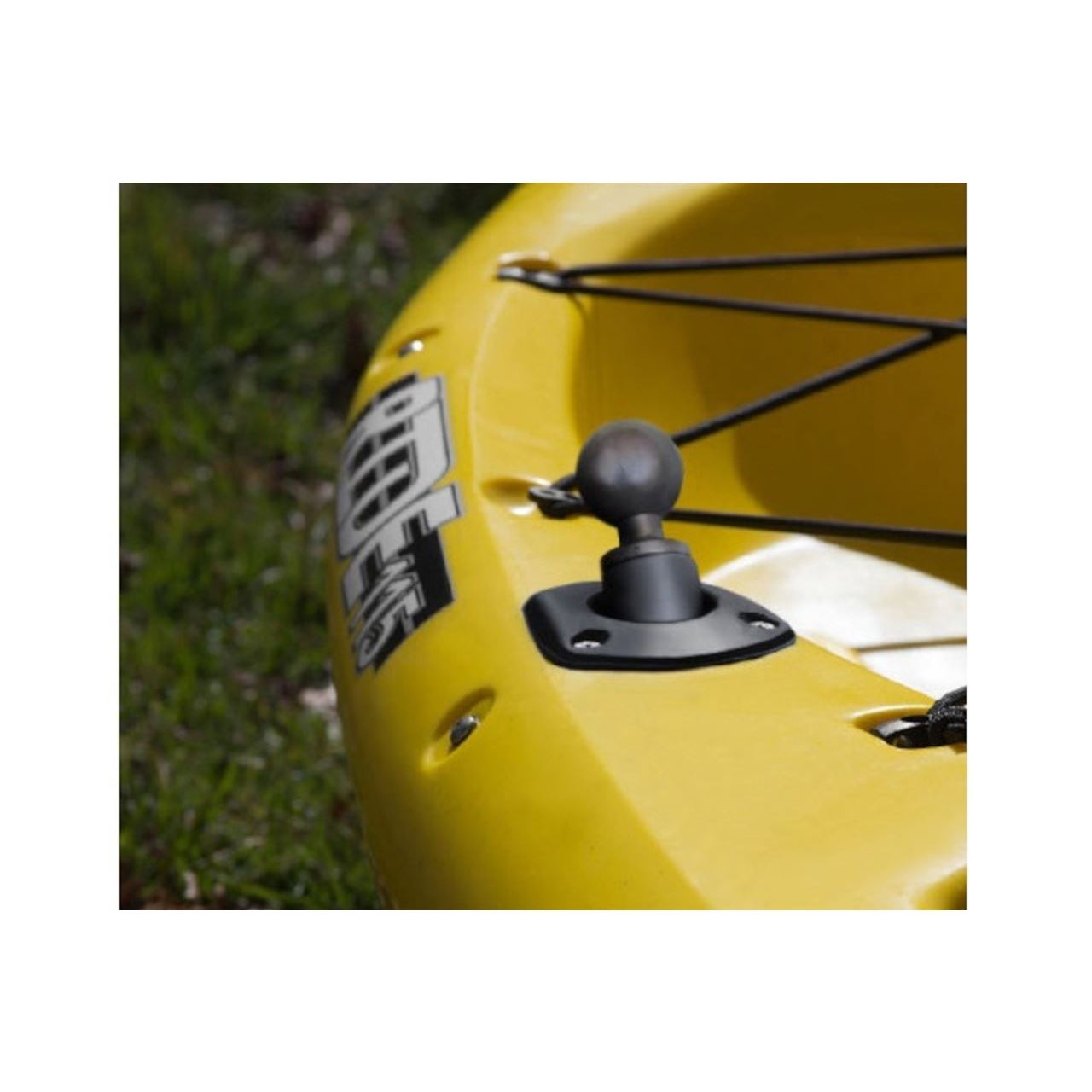 チューブウェッジベース 内径φ38.1-47.6mm対応 ブラック 1.5インチボール 1個入り