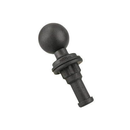 Spline Post Base, fits inner diameter 38.1-47.6mm, Black, 1.5 inch ball, 1 pc.
