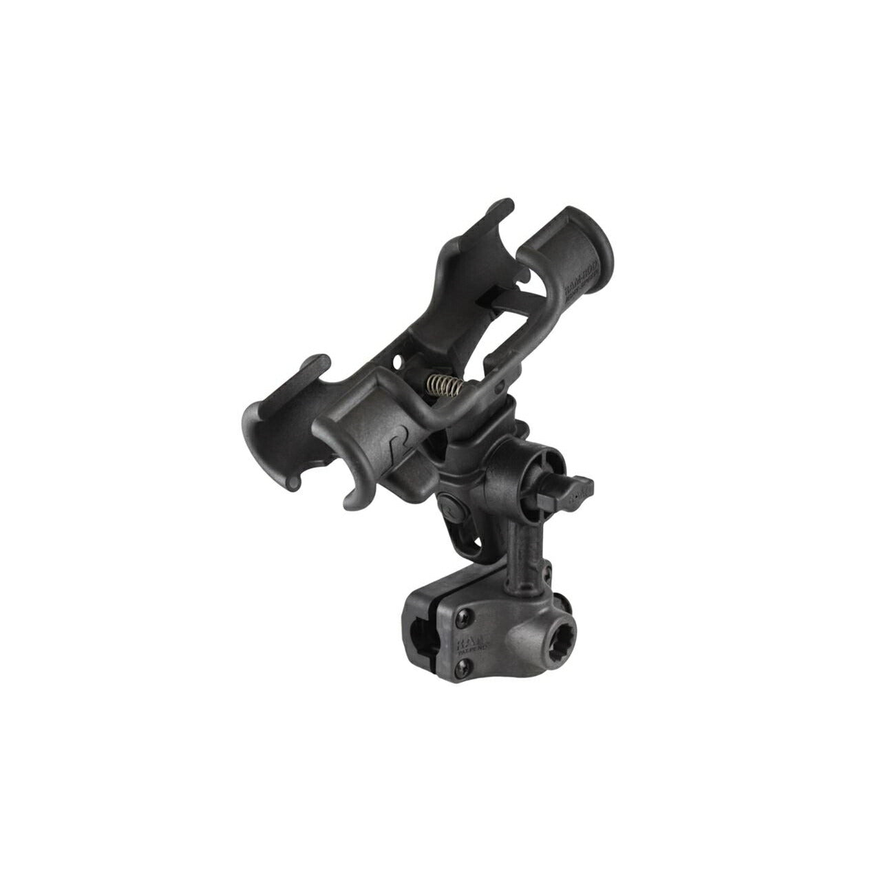 Rod Holder (Light-Speed) & Rail Clamp Set, Compatible with φ19.05-25.4mm, Black, 1 pc.