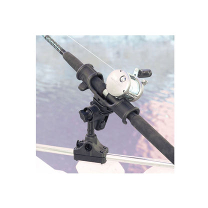 Rod Holder (Light-Speed) & Rail Clamp Set, Compatible with φ19.05-25.4mm, Black, 1 pc.