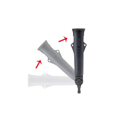 ロッドホルダー(Tube)＆スプラインポストベースセット ポスト長5.1cm ブラック 1個入り
