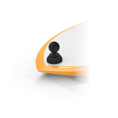 Leash Plug Ball Base Black 1.5 inch Ball 1 pc.