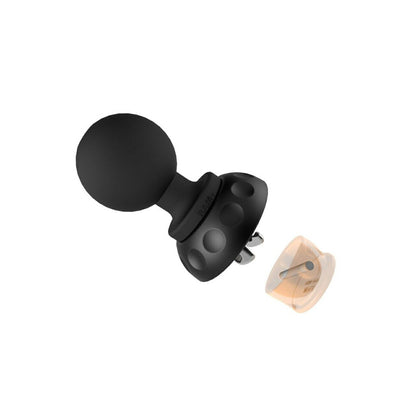 Leash Plug Ball Base Black 1.5 inch Ball 1 pc.