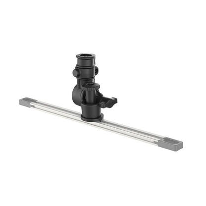 スプラインポスト(トラックレール用) 角度調整機構付 ブラック 1個入り