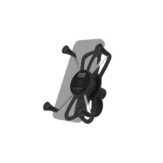 Xグリップ(M)＆タフストラップベースセット φ22.2-35.05mm対応 一体式 ブラック 1個入り