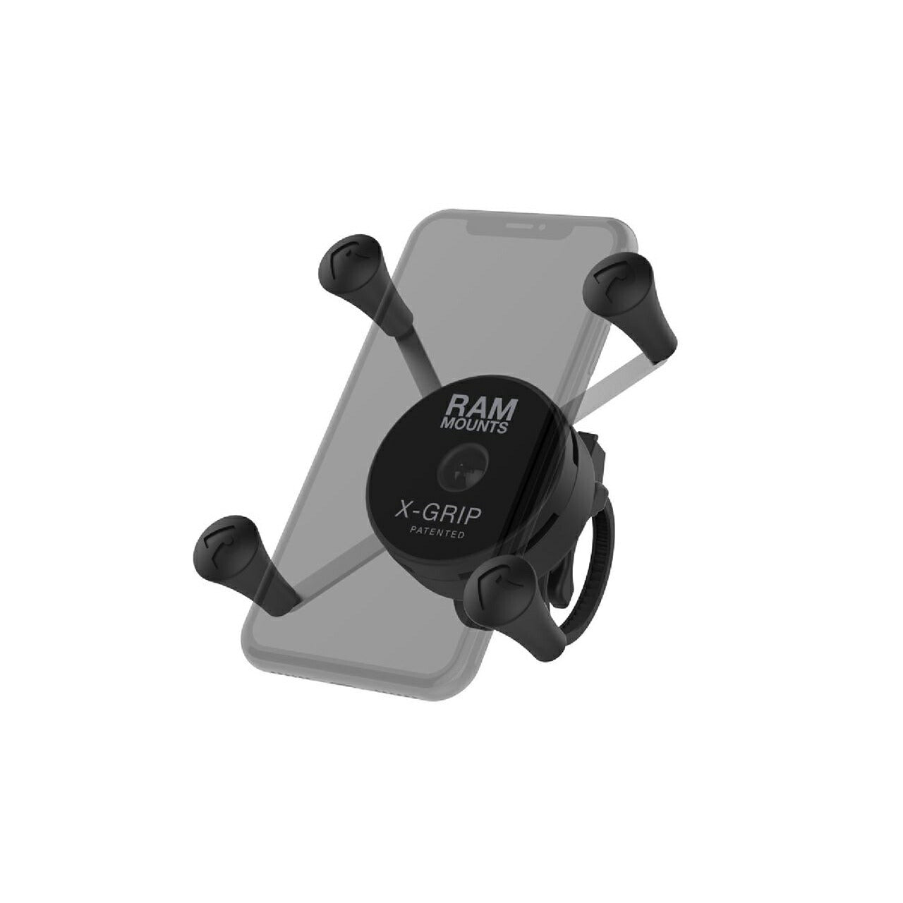 Xグリップ(S)＆Zipタイセット φ12.7-42.6mm対応 一体式 ブラック 1個入り