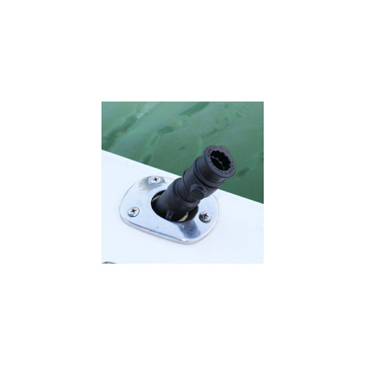 Spline post (tube wedge base) for 38.1-47.6mm inner diameter, black, 1 piece