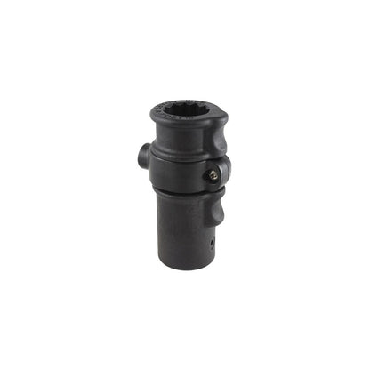 Spline Post (with PVC socket) Black, 1 pc.
