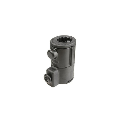 Spline Post (Track Base) with Quick Release, Black, 1 pc.
