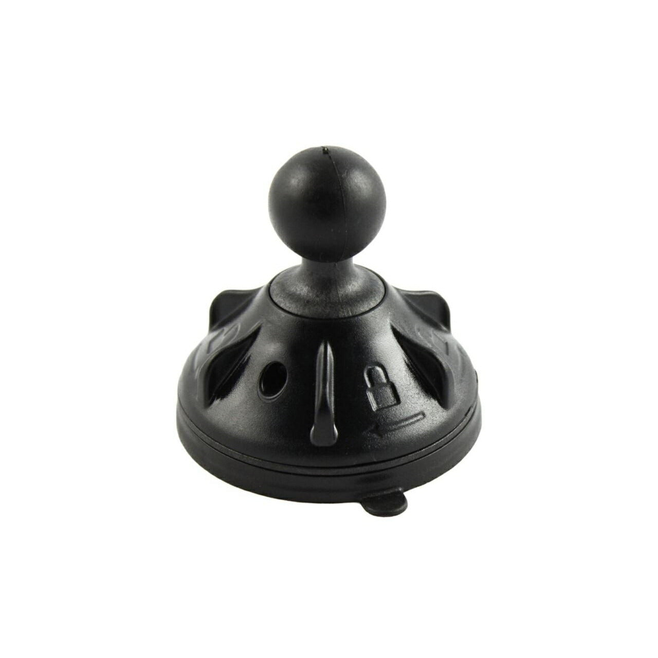 サクションベース 吸盤径69.8mm ブラック 1インチボール 1個入り