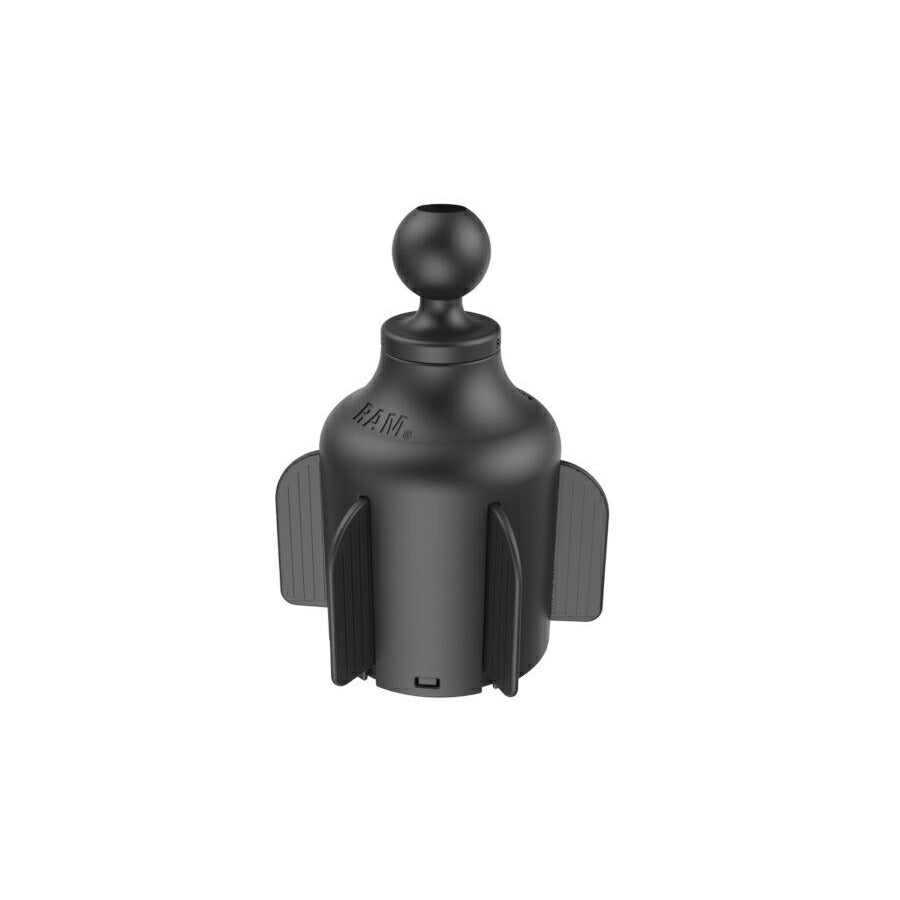 Cup Holder Base, Compatible with Inner Diameter φ65.3-88.9mm, Black, 1-inch Ball, 1 pc.