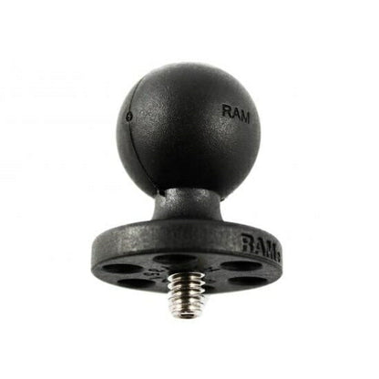 Camera Adapter (Small Base) Black, 1-inch Ball, 1 pc.