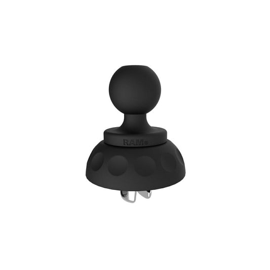 リーシュプラグボールベース ブラック 1インチボール 1個入り