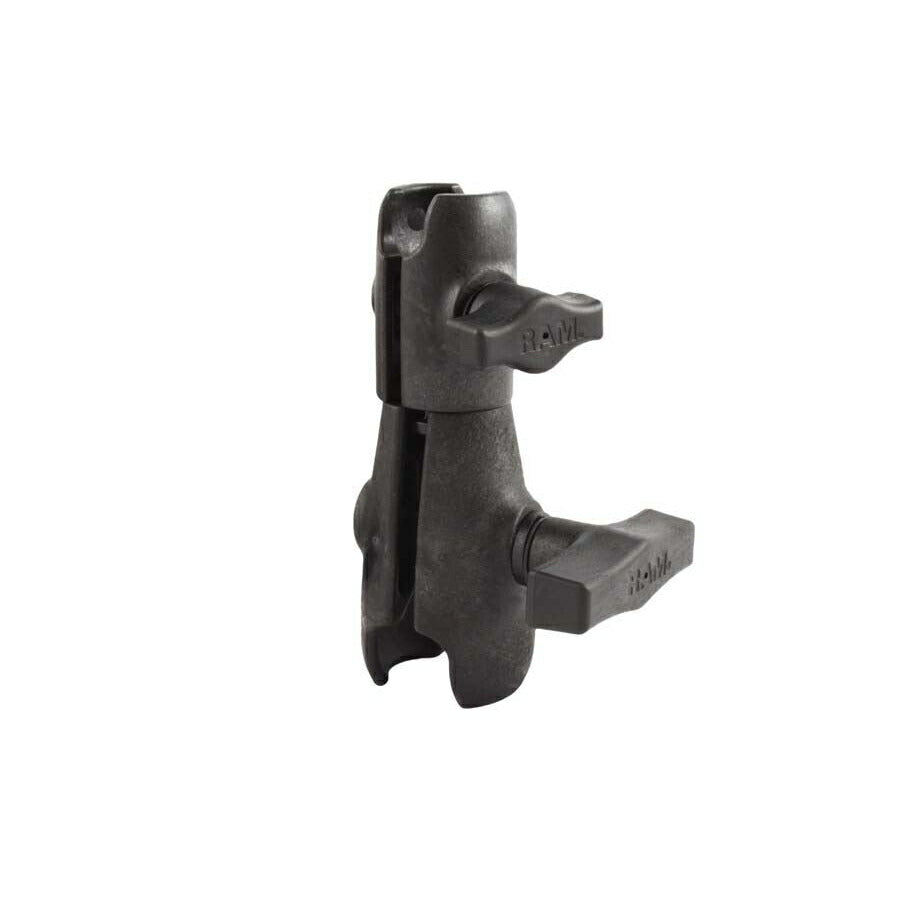 Double Socket Arm Black 1 & 1.5 inch Ball, Qty 1