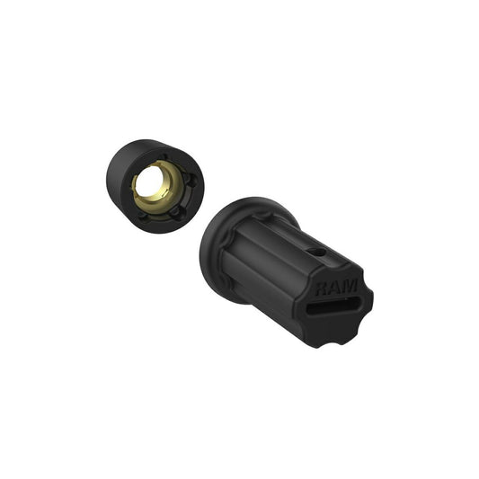 セキュリティナット 2.25＆3.38インチボール用 ブラック 1個入り