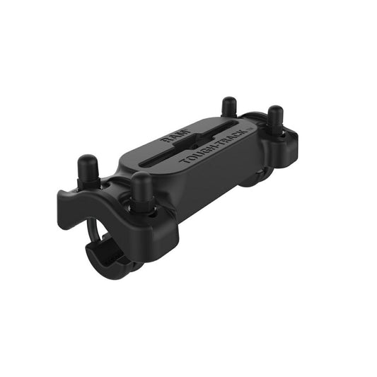 タフトラックレール(ダブルU字クランプ) 全長17.7cm φ15.9-31.75mm対応 ブラック 1個入り